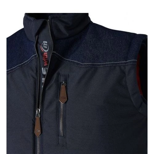 Gilet de travail Body warmer Molinel Denim 4 Gilet de travail Body warmer Molinel Denim – Image 2