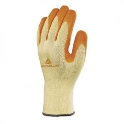 Gants tricotés en polycoton VE730OR Delta Plus enduit latex VE730 -Vêtement de travail Soldes AFD 113752