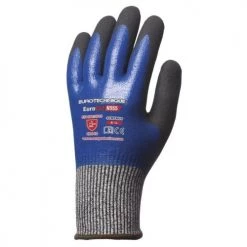 Gants tricotés anti-coupure EUROCUT N555 EUROTECHNIQUE Coverguard enduit nitrile 1CRFN