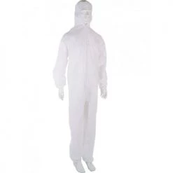 Combinaison jetable à usage unique PP Blanche