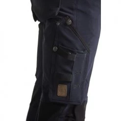 Pantalon artisan X1900 STRETCH 4D Blåkläder multipoches sans poches flottantes 19891644 -Vêtement de travail Soldes AFD 132891