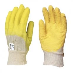 Gants de travail EUROTECHNIQUE Coverguard enduit latex crêpé - 3800