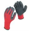 Gants de travail Singer latex gris nylon rouge -Vêtement de travail Soldes AFD 148186