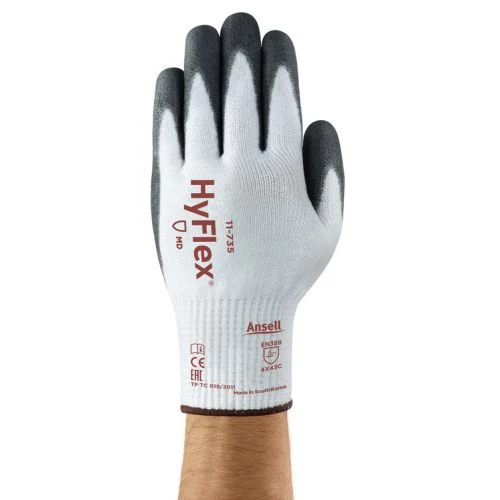 Gants tricotés enduit PU Ansell HYFLEX 11735 4 Gants tricotés enduit PU Ansell HYFLEX 11735 – Image 2