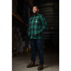 Chemise à carreaux Carhartt flanelle doublée Sherpa JAC -Vêtement de travail Soldes AFD 152431