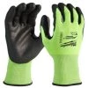 Gant tricoté Hi-Vis Cut C Gloves Milwaukee enduction nitrile 2 Gant tricoté Hi-Vis Cut C Gloves Milwaukee enduction nitrile -Vêtement de travail Soldes AFD 158405
