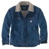 Veste Denim Sherpa relaxed fit Carhartt -Vêtement de travail Soldes AFD 159673